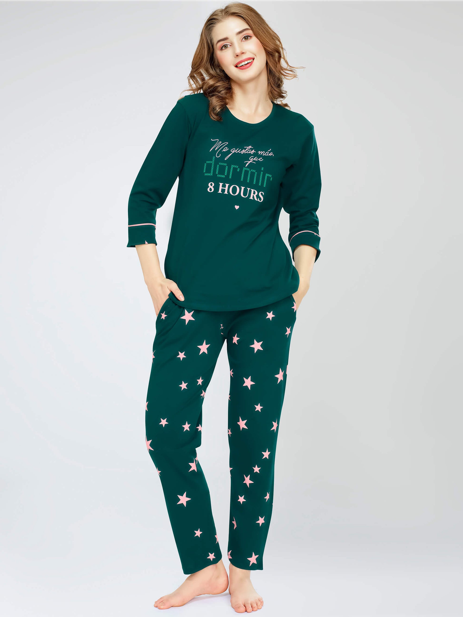 night suit set for women night suit dress for women cotton stylish latest top pajama set nightwear cotton pyjama sleeve sleep home wear ladies nursing feeding front open night shirt ZEYO night suit set co ord set for women