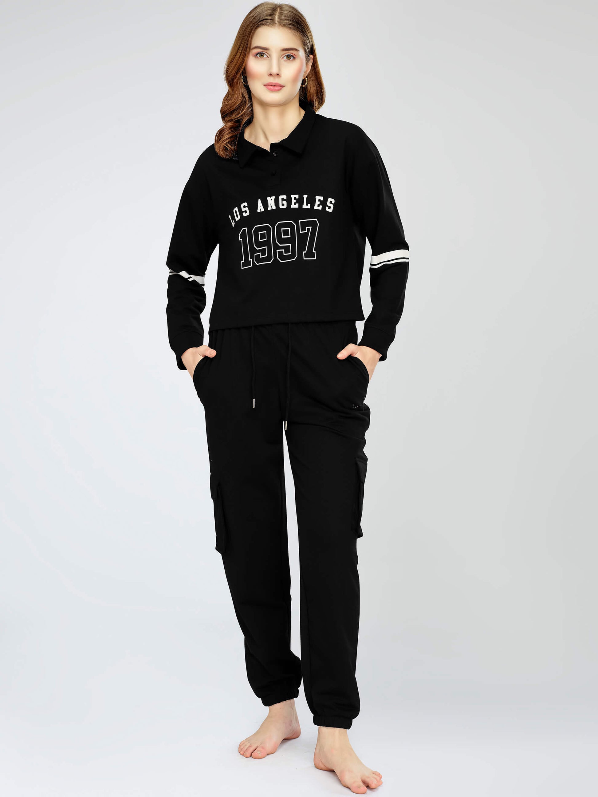 Track Suit full Sleeve Round Neck tracksuit set for Women Stylish printed Sportwear Joggers suit for jogging cycling workout training running activewear loungewear gymwear home wear regular fit