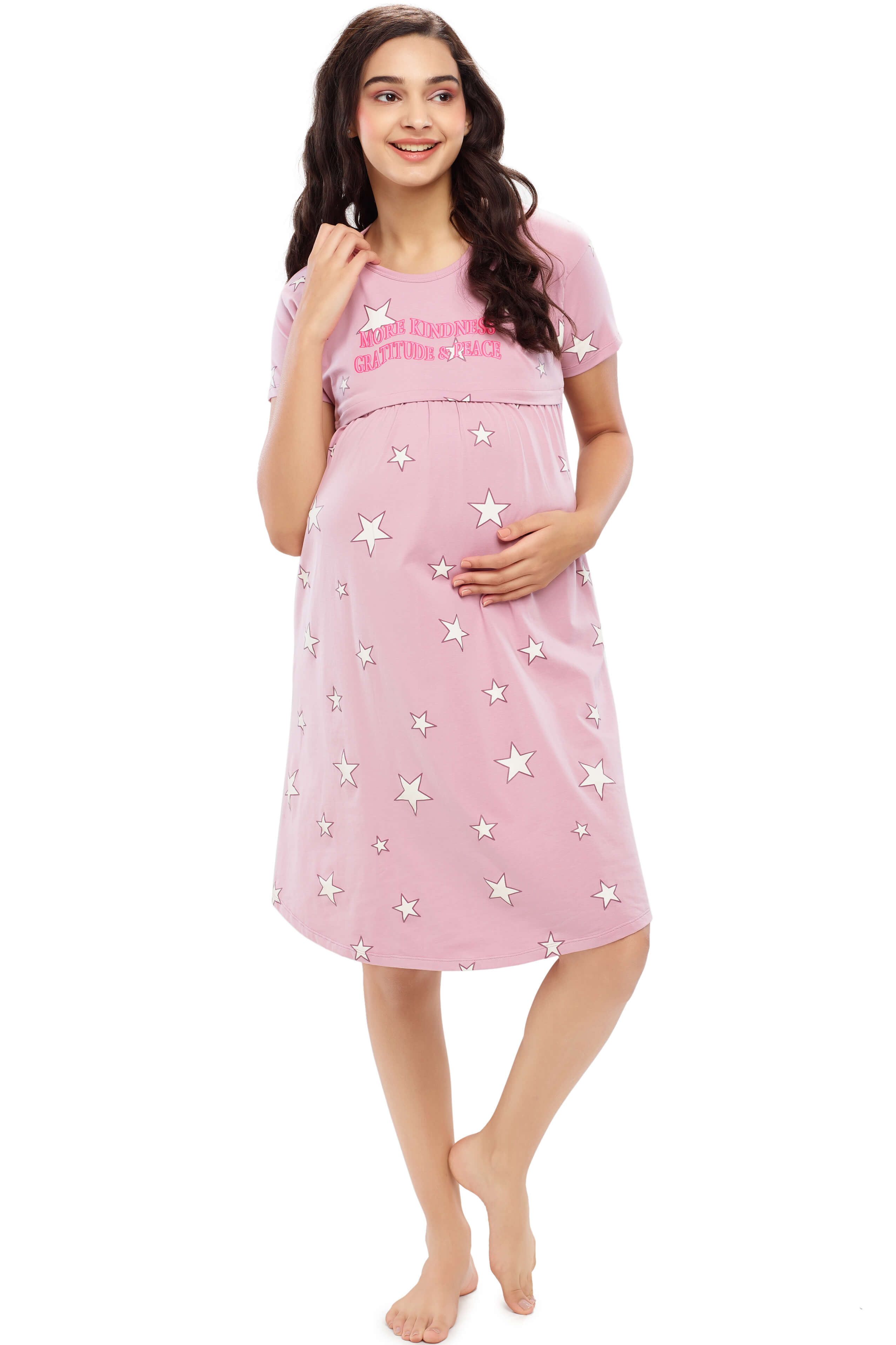 Wildflower Floral High-Low Maternity Nursing Dress – Baby and Sunshine, LLC
