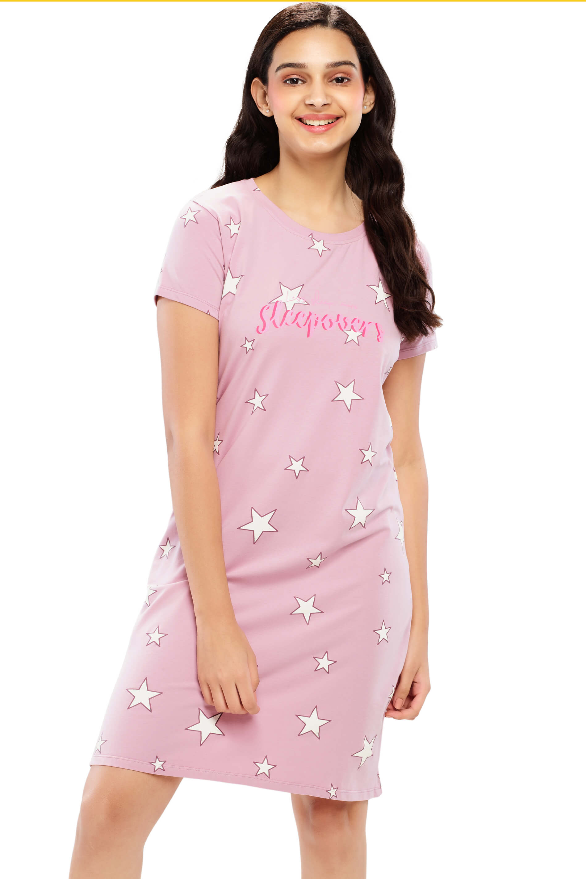 Girls Nightgown in White with Pink Ribbon Inlay – Classic Girl