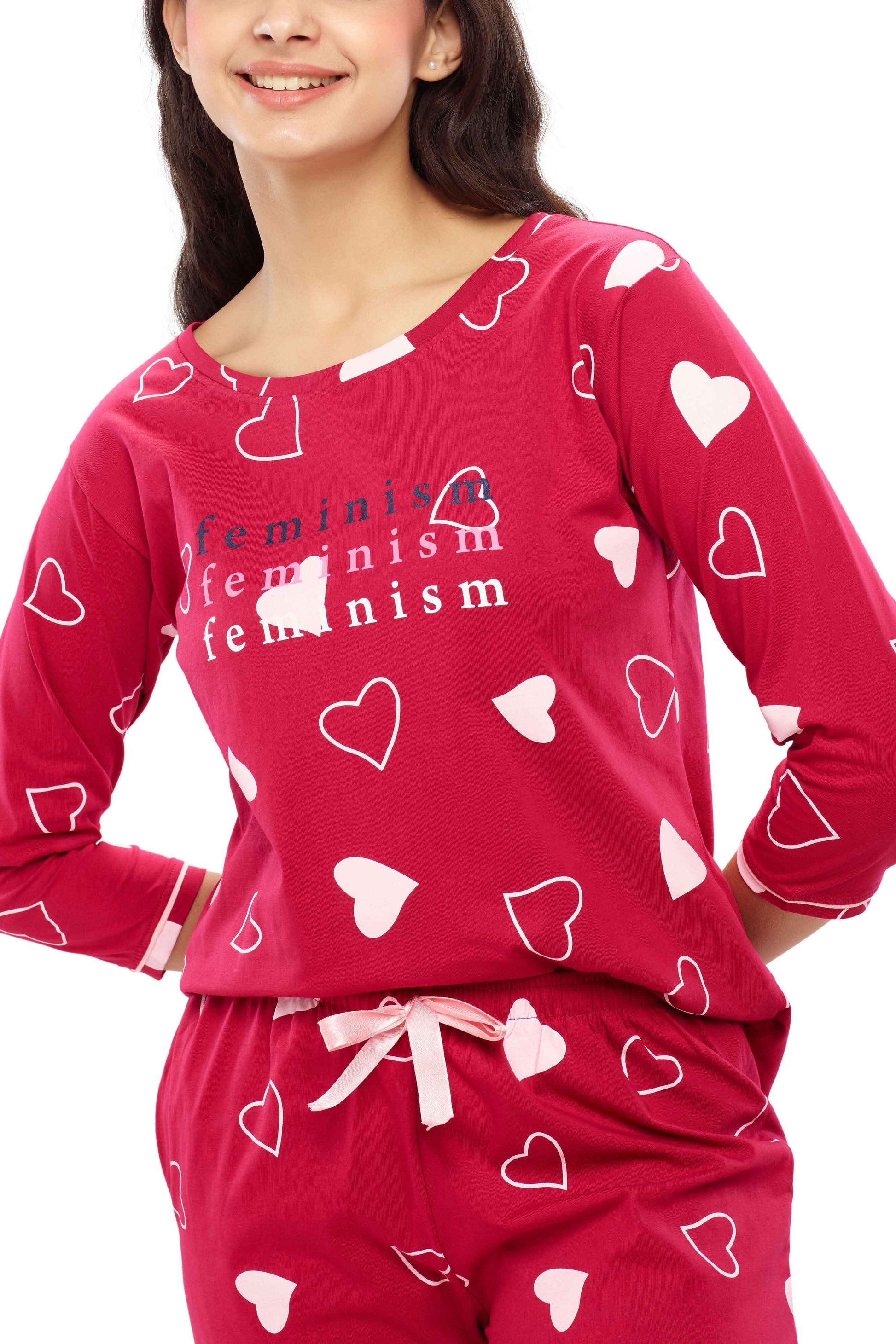 Buy DIGITAL SHOPEE Women's/Girls Rayon Printed Night Suit